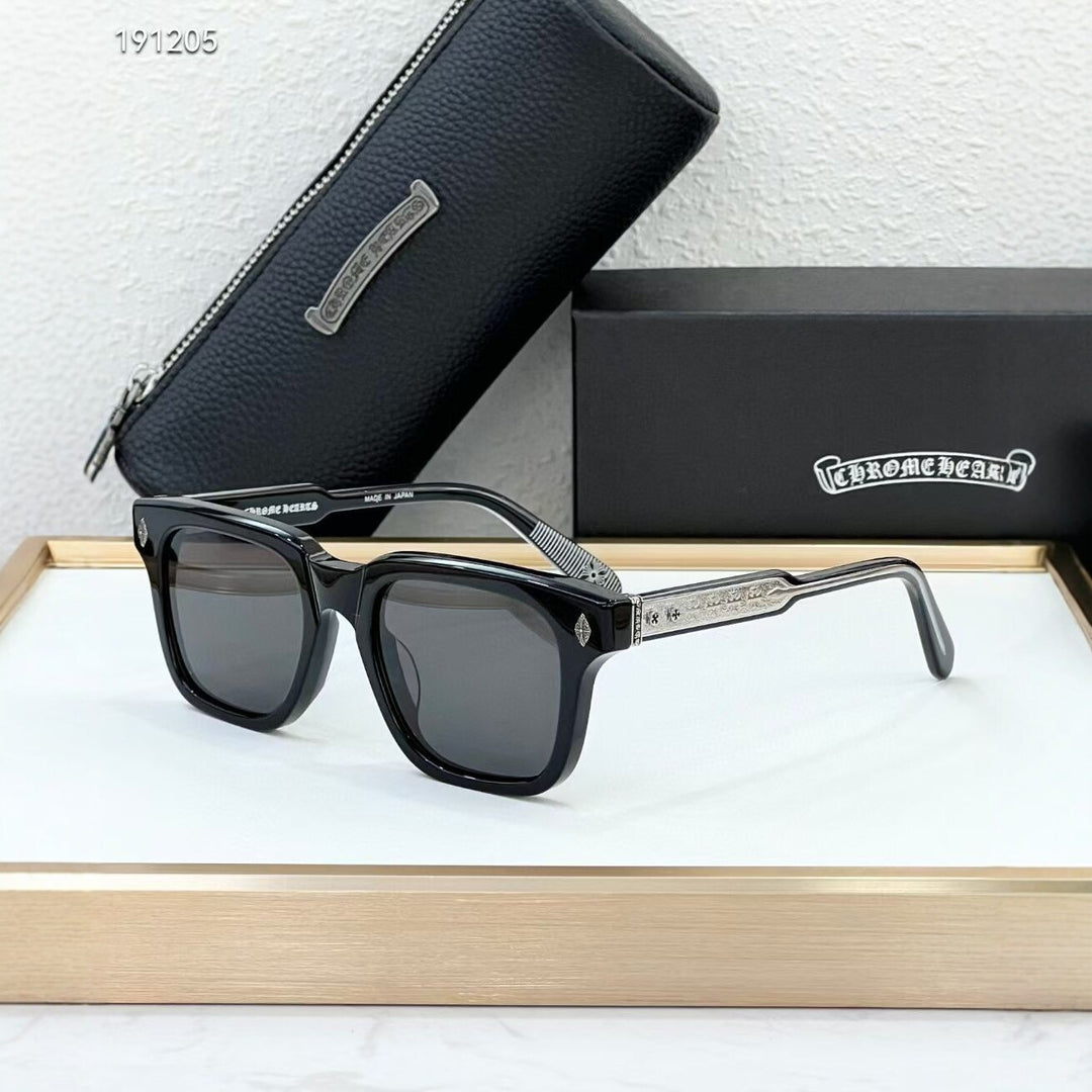 Chrome Hearts AMB Square-Frame Sunglasses