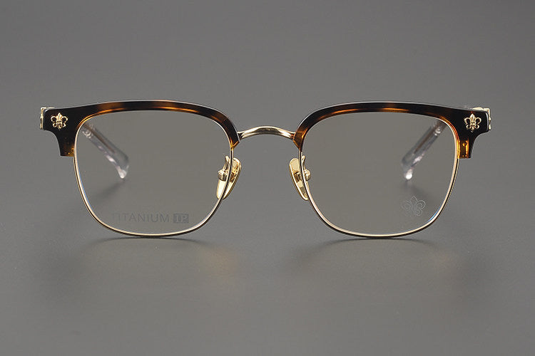 Chrome Hearts Hand-Engraved Vintage Browline Eyeglasses