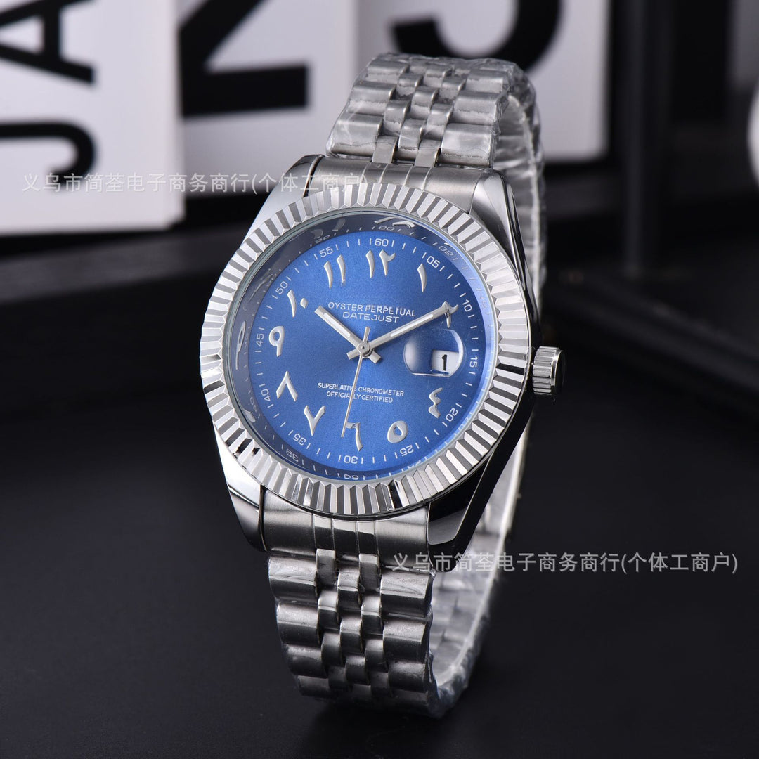 Arabic Numeral Date Watch