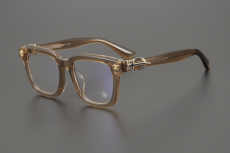 Chrome Hearts large frame clear lens glasses