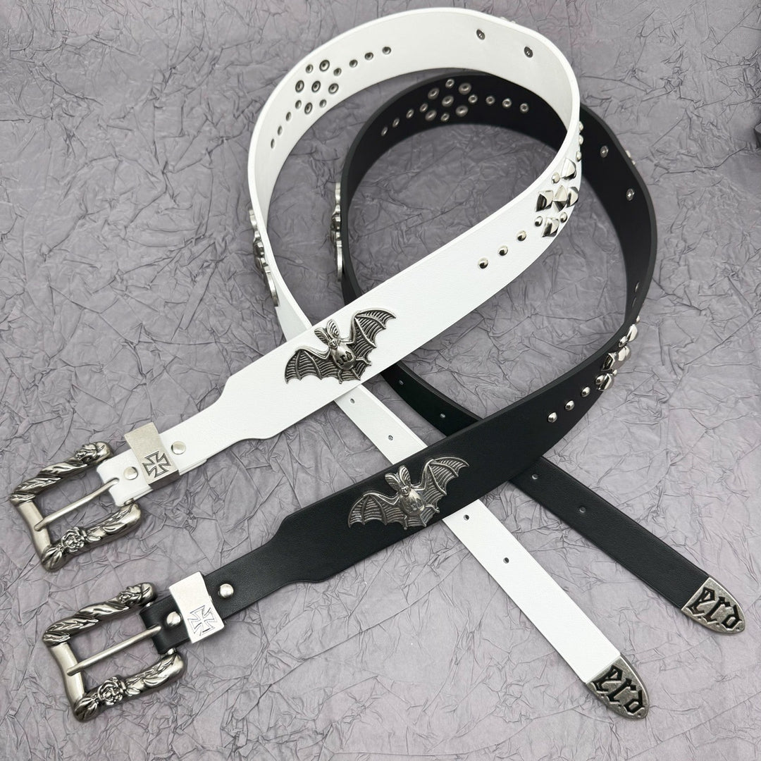 Melancholic Rich Second Generation Bat Cross Metal Belt