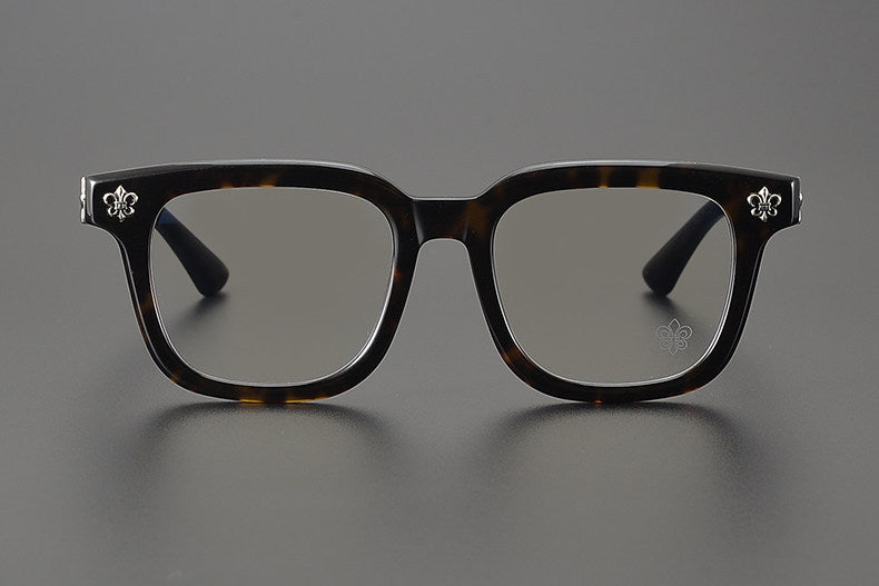 Chrome Hearts large frame clear lens glasses