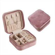 Italian velvet jewelry organiser box