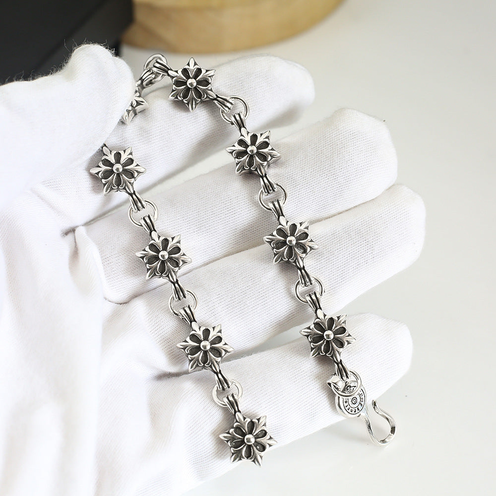 Retro six-pointed star stitching bracelet
