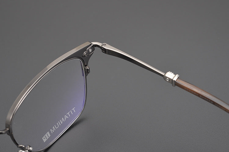 Chrome Hearts Handmade Cross-Shaped Square Eyeglass Frame