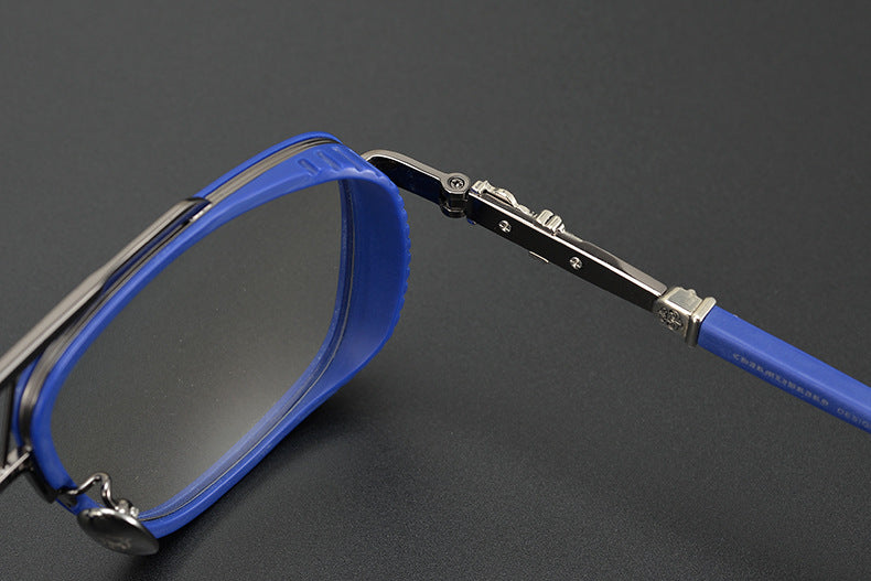 Chrome Hearts Double-Bridge Eyewear with Premium Engraving