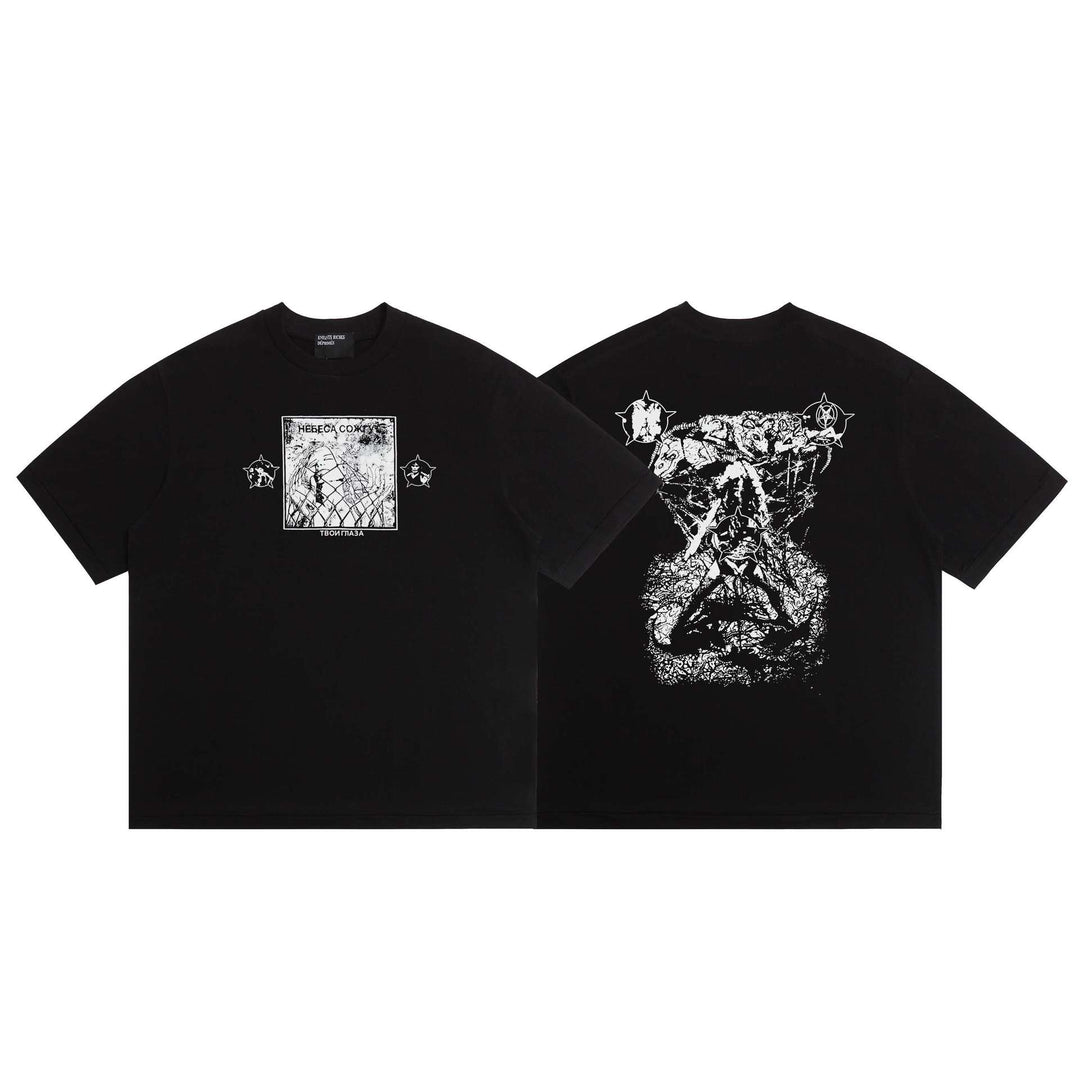 ERD Melancholy Rich Second Generation Print Short-Sleeve T-Shirt