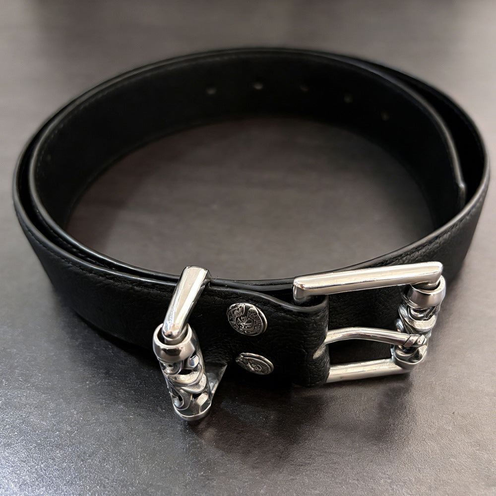 Chrome Hearts Retro Cross Buckle Belt