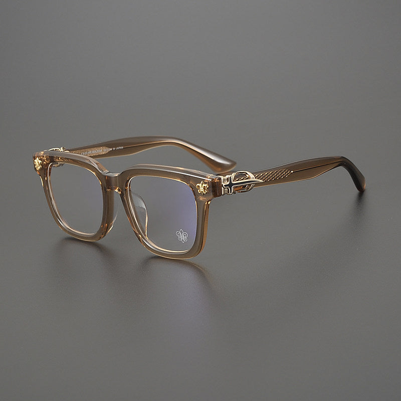 Chrome Hearts large frame clear lens glasses