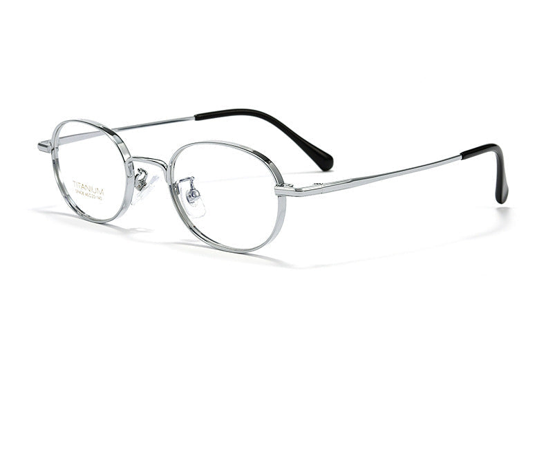 Wide-rim Oval Full-rim Small Frame Glasses