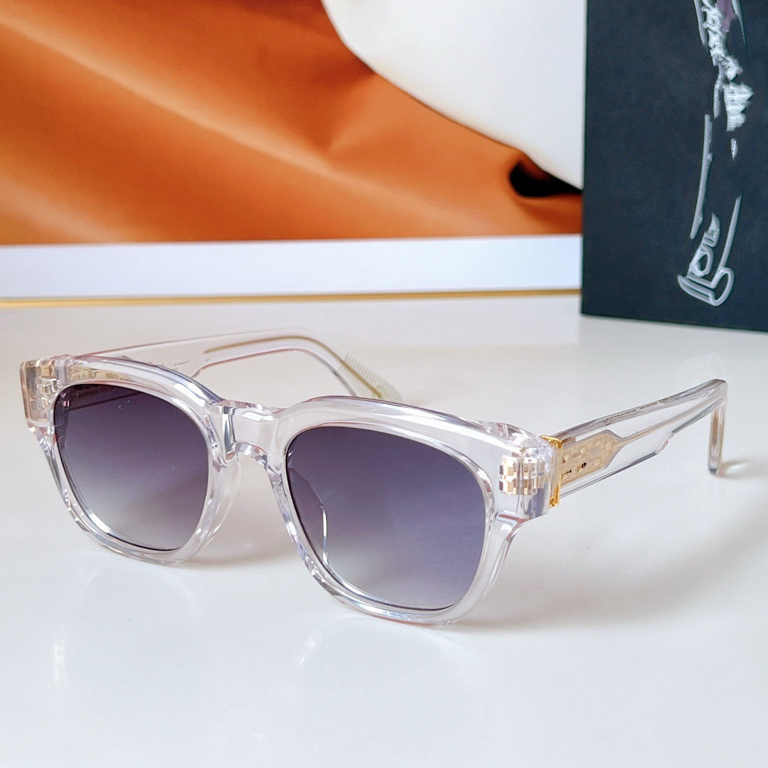 Chrome Hearts Round-Frame Sunglasses for Trendy Men