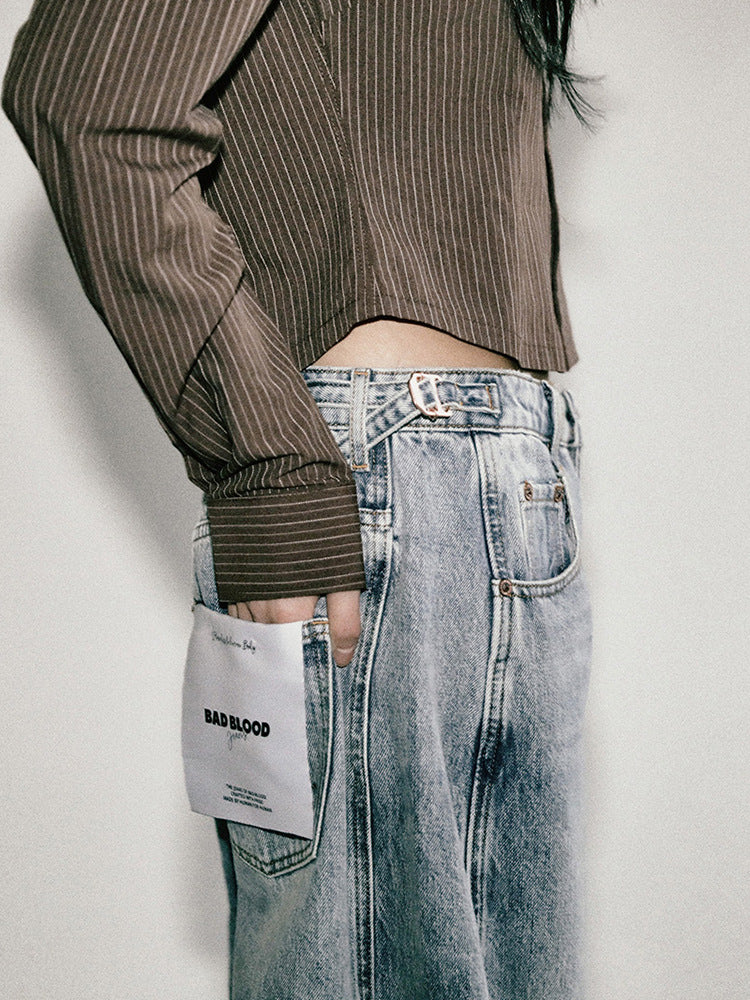 American-Style It-Girl Jeans Loose-Fit & Slimming