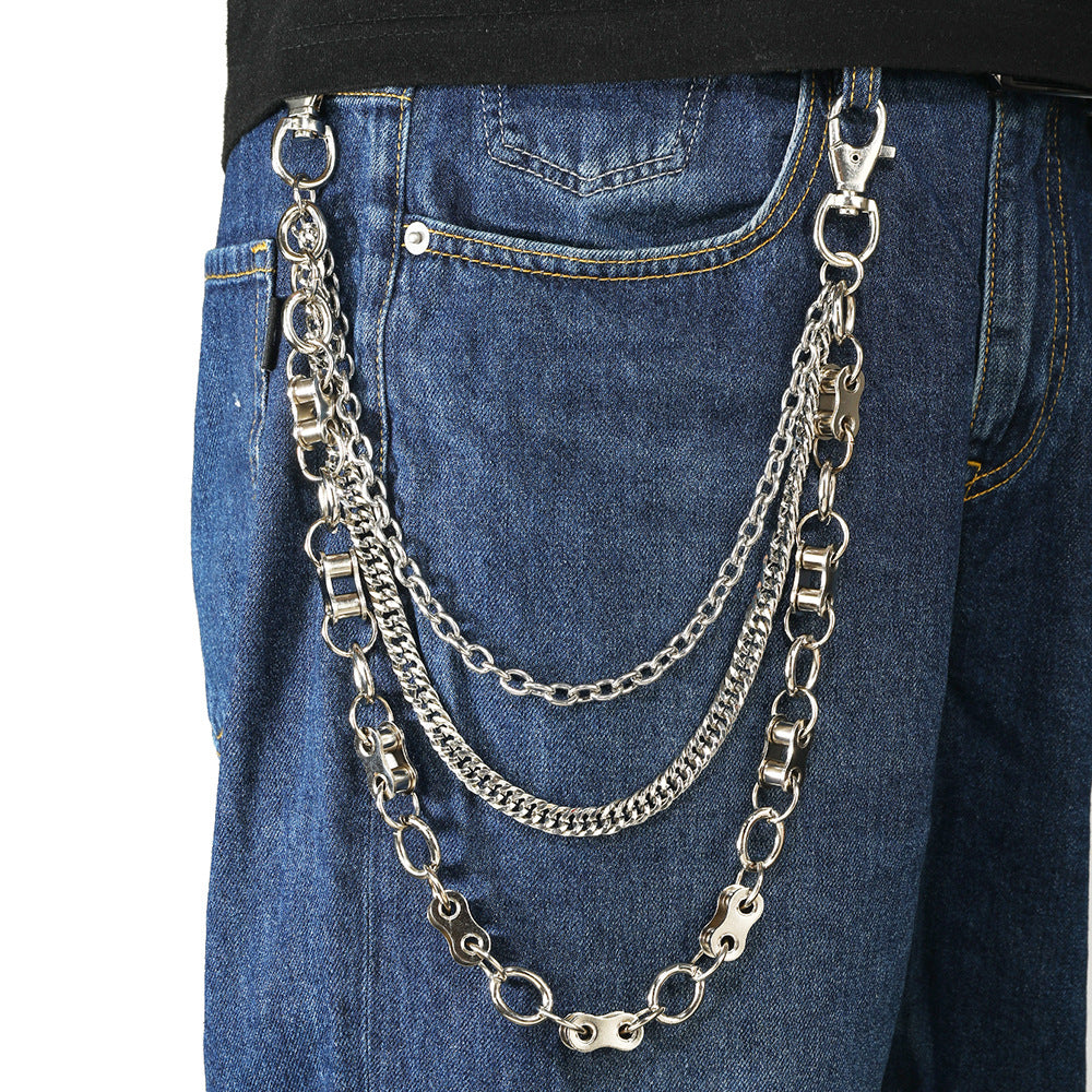 Punk Multi-Layer Chain Hip-Hop Pant Chain