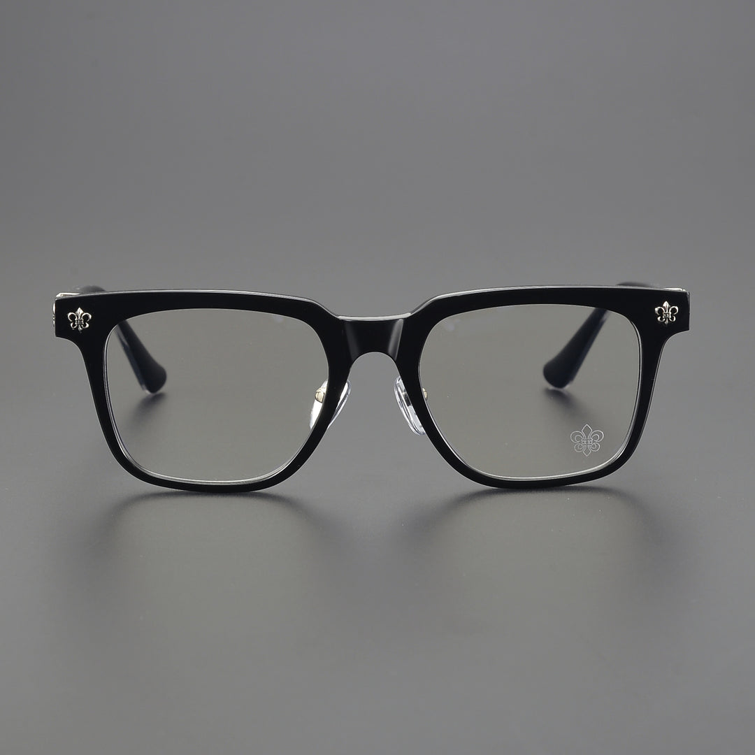 Chrome Hearts-Style Retro Acetate Eyeglass Frames