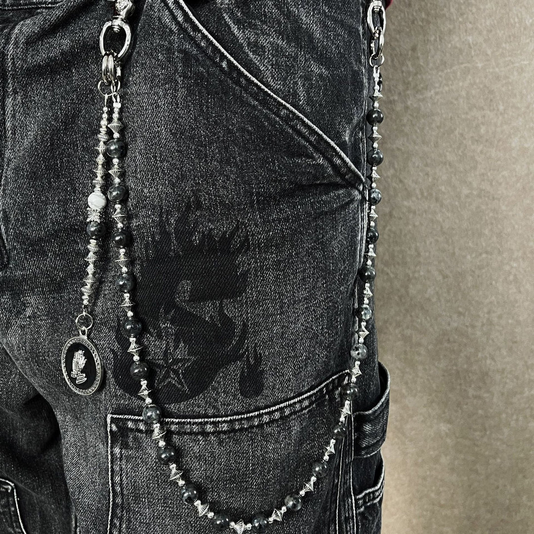 Dark Handmade Jeans Waist Chain