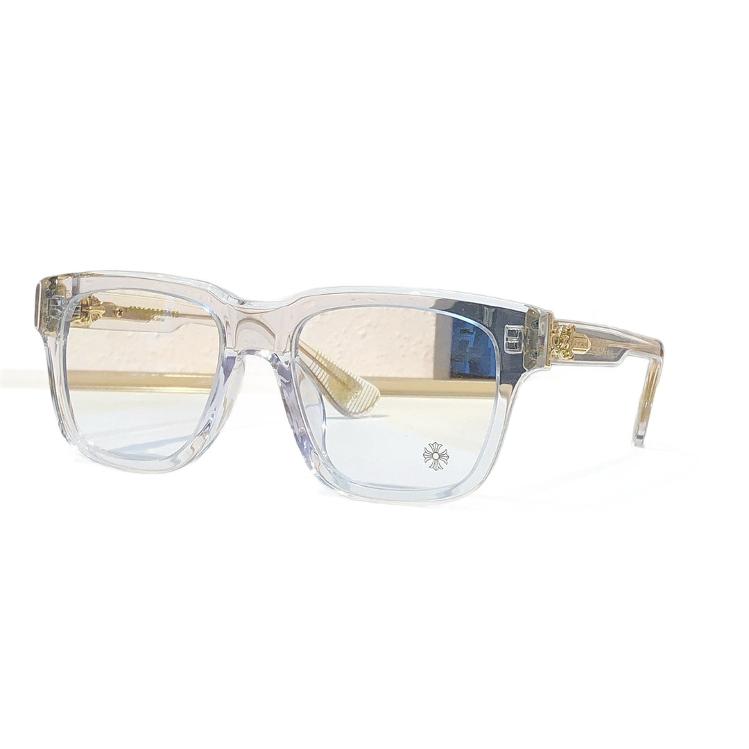 Chrome Hearts Sword Motif Simple Bold Frame Eyeglasses