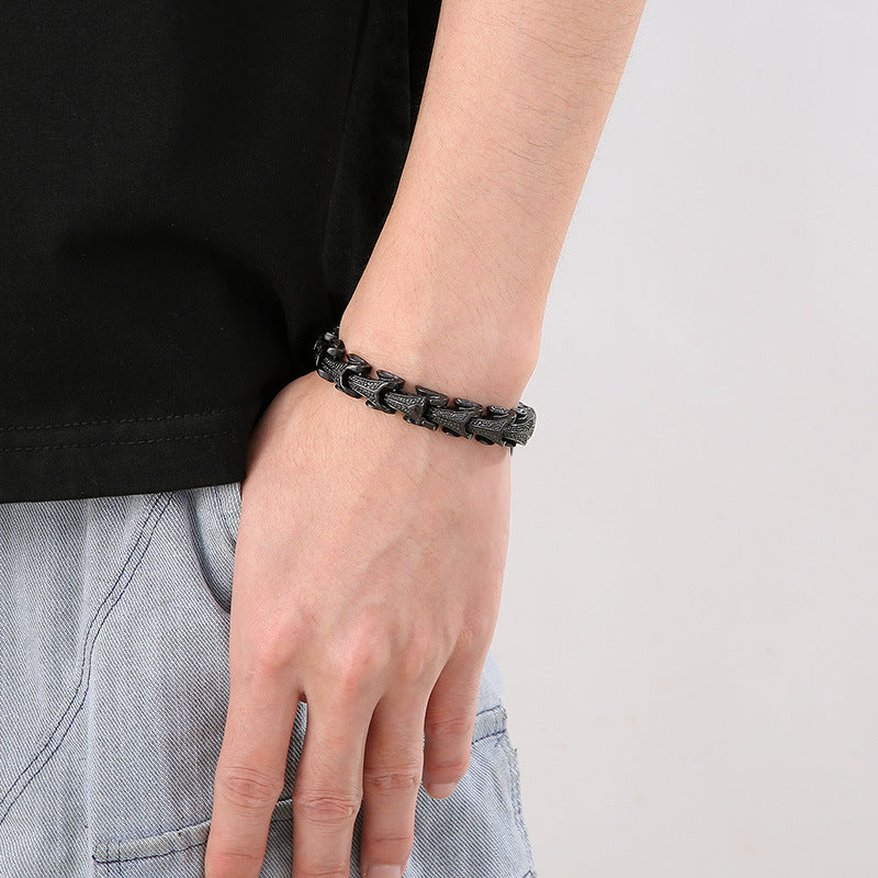 Dragon Bone Stainless Steel Bracelet