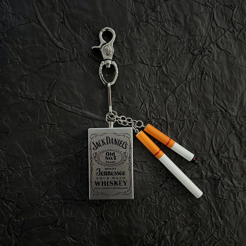 Portable Ashtray Waist Accessory, Cigarette Keychain Bag Charm