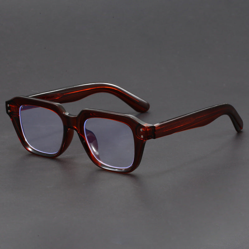 Thick Rectangular Eyeglass Frames for Wider Faces