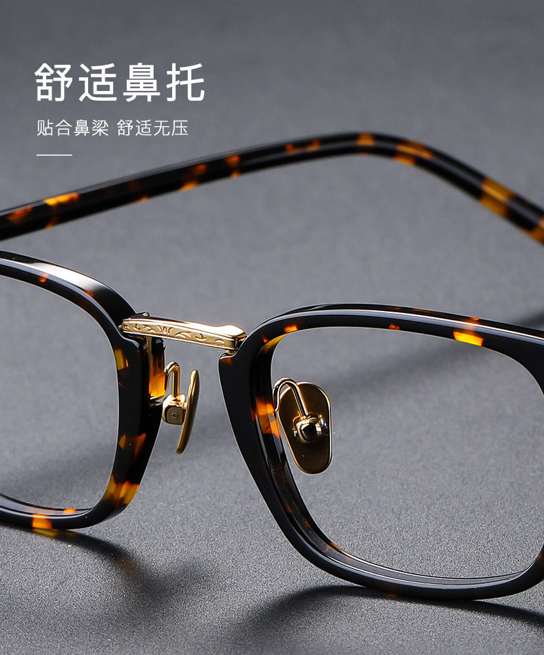 Small square retro eyeglass frames