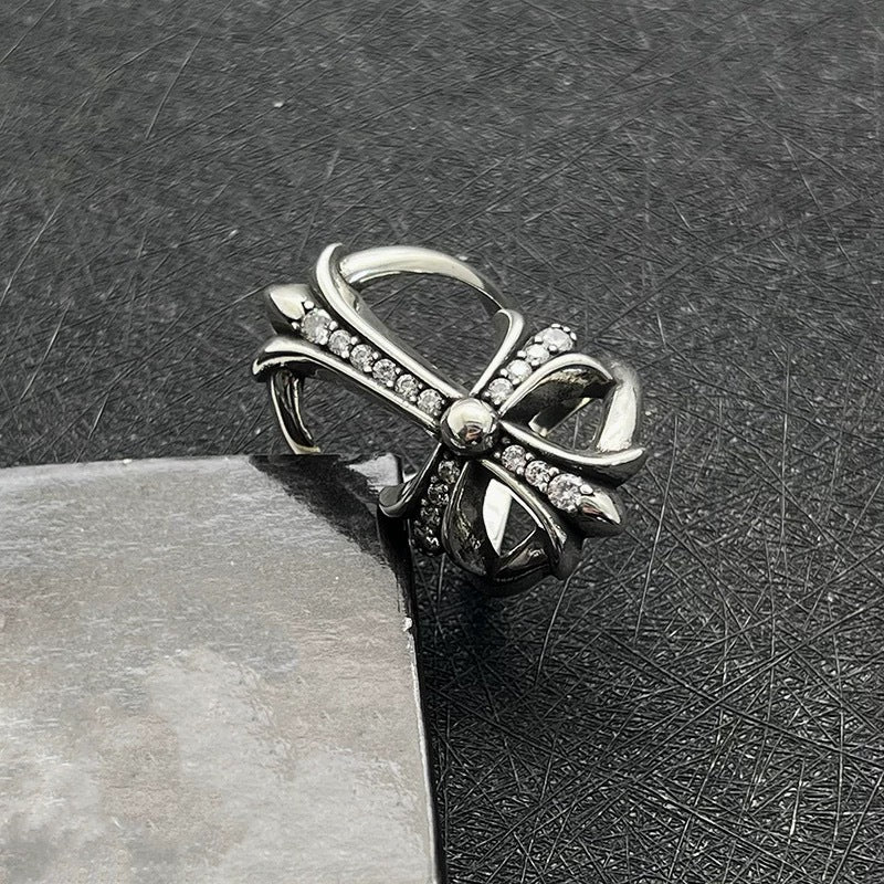 Chrome Hearts 925 Silver Openwork Ring
