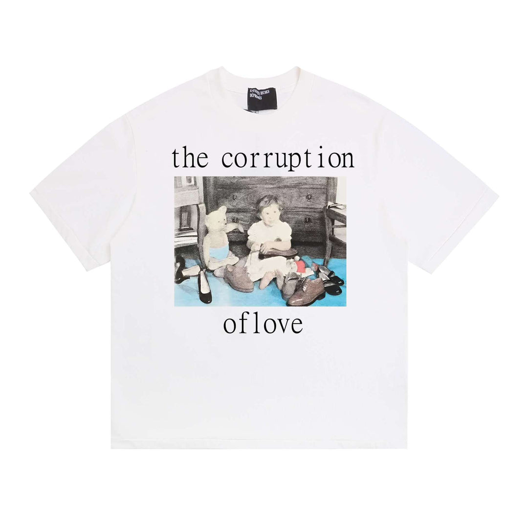 ERD Melancholy Rich Second Generation Print Short-Sleeve T-Shirt
