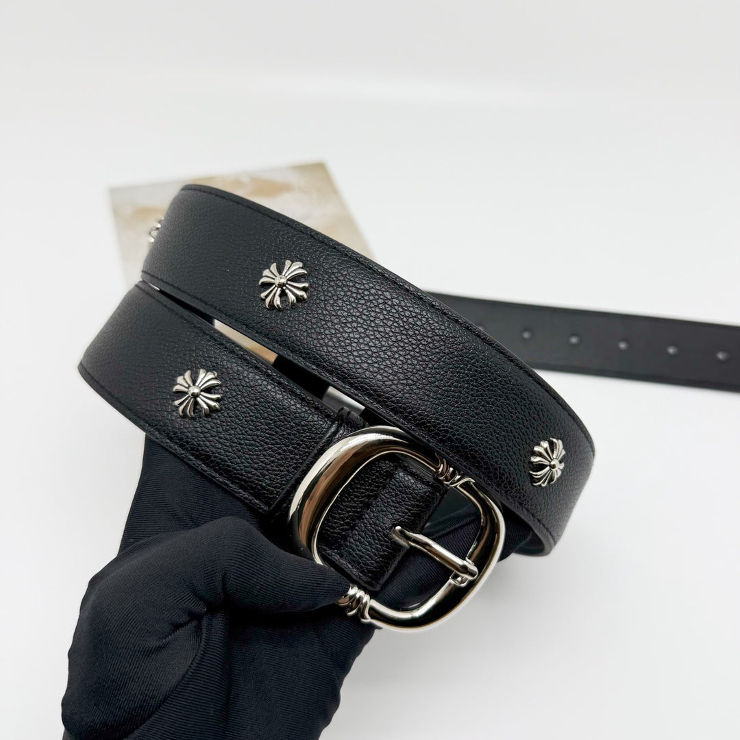 Chrome Hearts Pin Buckle Studded Belt