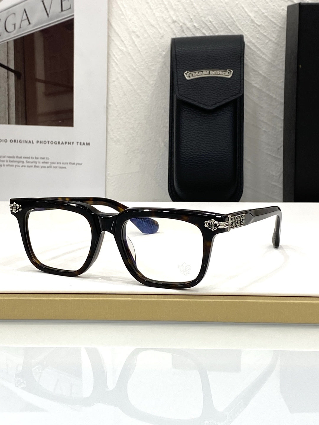 Chrome Hearts hand polished and manufactured glasses