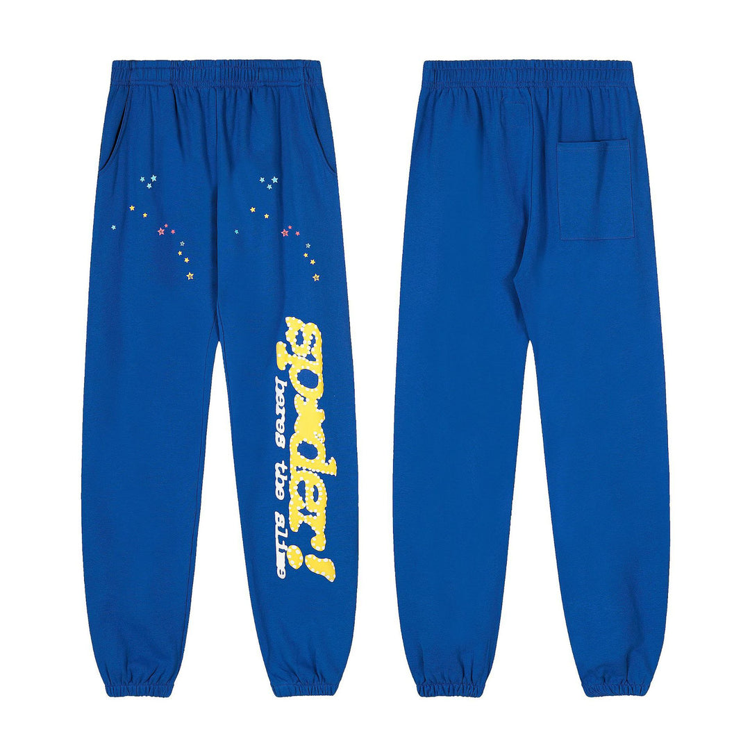 Sp5der555555 Spiderweb Foam Print Sweatshirt Set