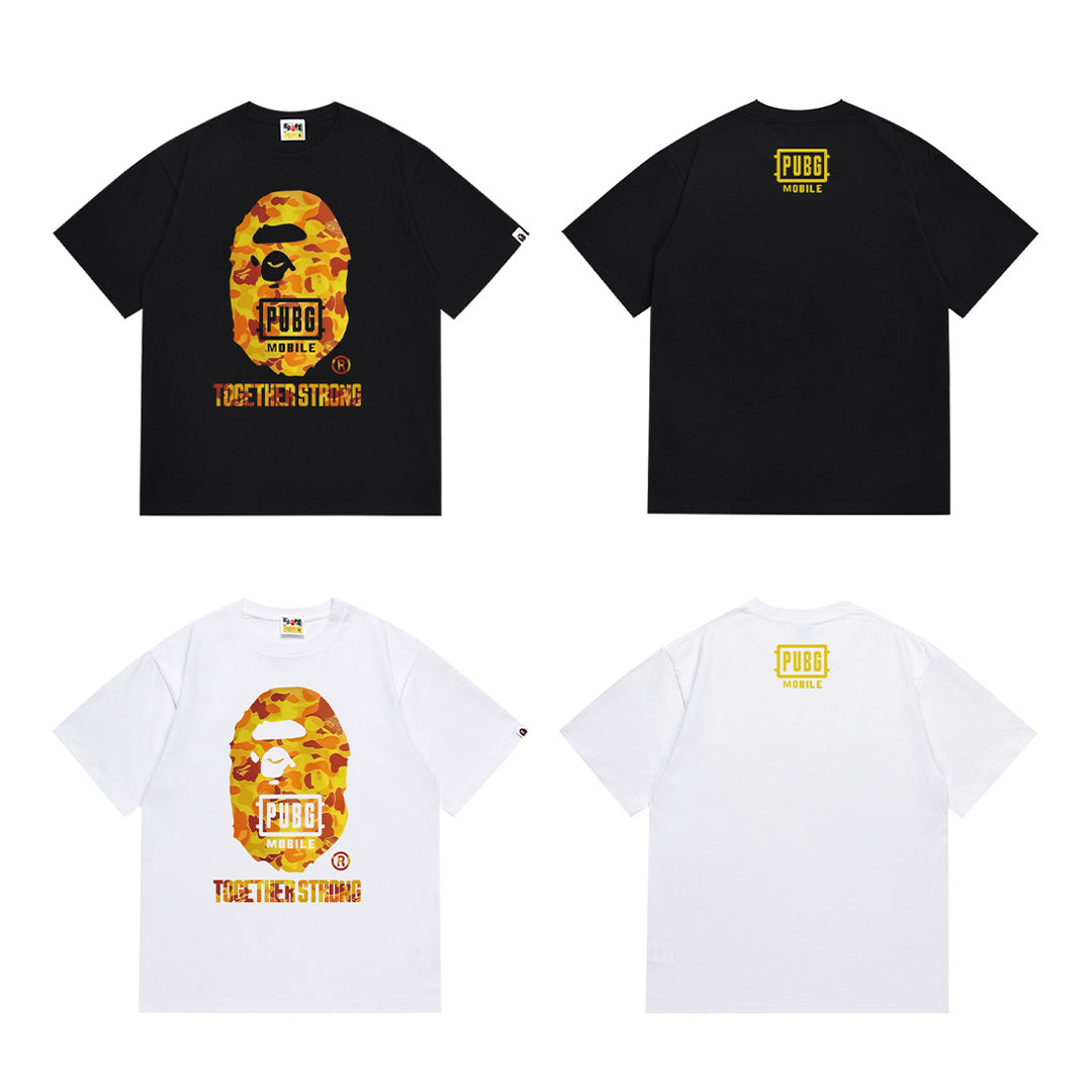 BAPE Summer Camouflage Ape Head Short-Sleeve T-Shirt