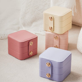 Three-layer magic cube jewelry box