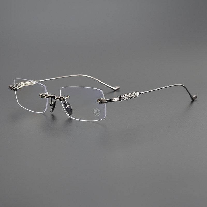 Chrome Hearts Engraved Rimless Frames