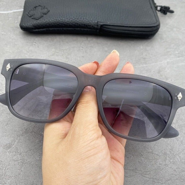 Chrome Hearts OFFICER Cross-decorated Sunglasses