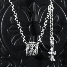 chrome hearts CH cross Round spring clavicle necklace