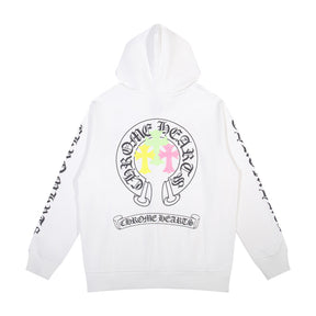 chrome hearts hoodie cardigan pure cotton