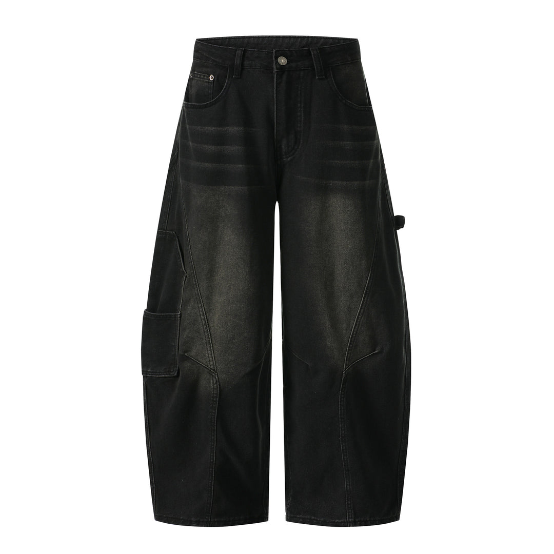 American street style Vibe washed black jeans