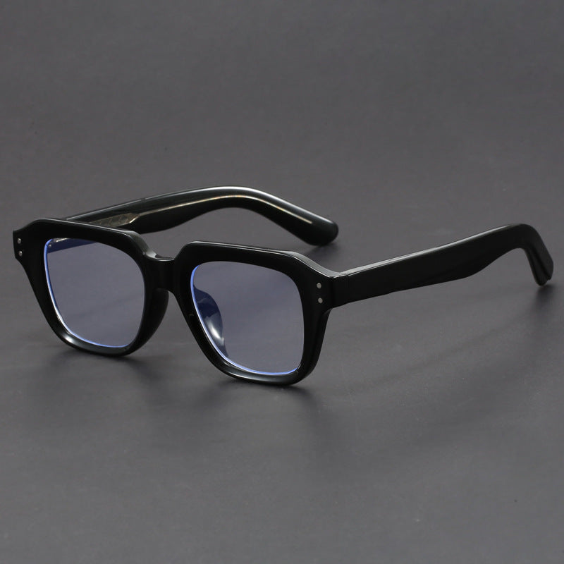 Thick Rectangular Eyeglass Frames for Wider Faces