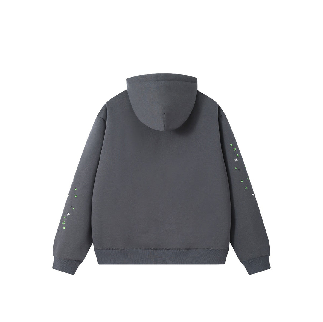 Sp5der foam letter 555 hoodie Pink Casual pants