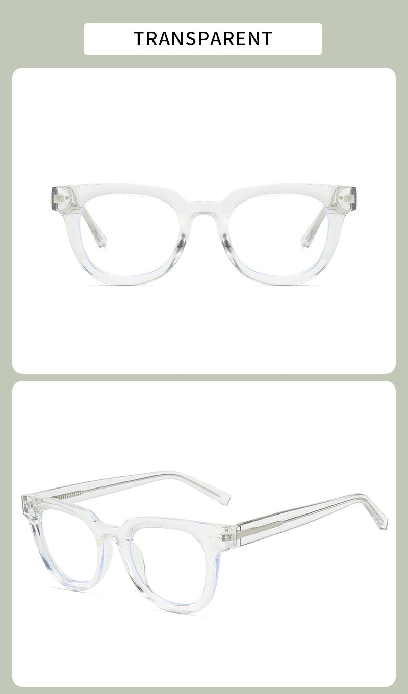 Classic Retro Thick-Frame TR90 Glasses