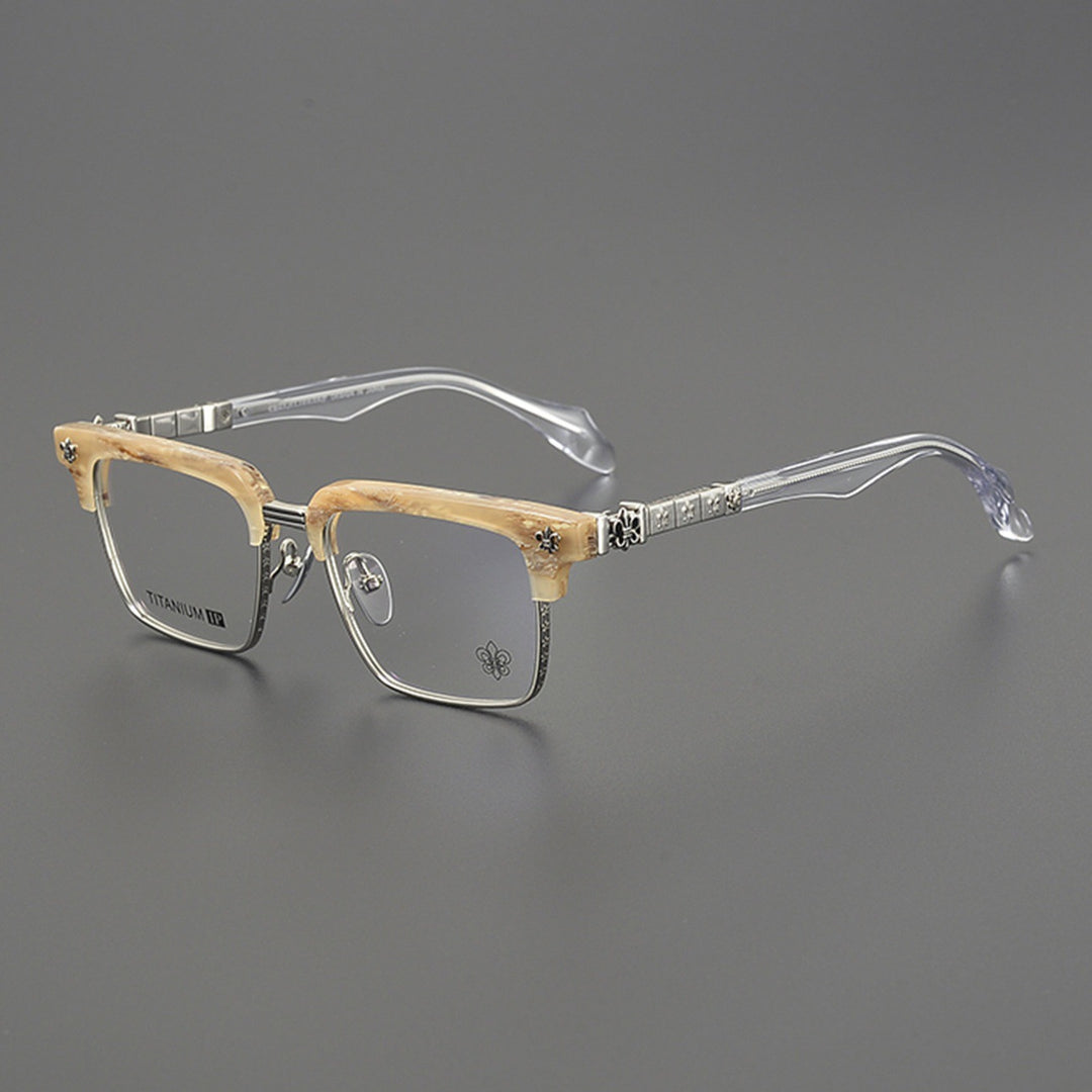 Chrome Hearts Style Hand-Carved Eyewear