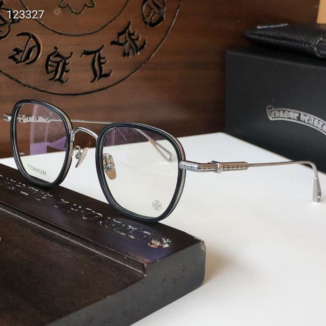 Chrome Hearts thin framed lightweight and artistic glasses
