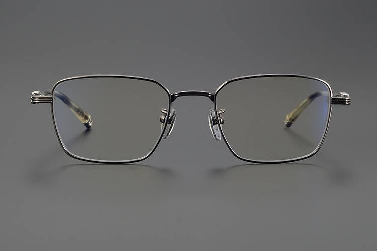 Chrome Hearts-Inspired Retro Dagger Business Eyewear Pure Titanium Frames