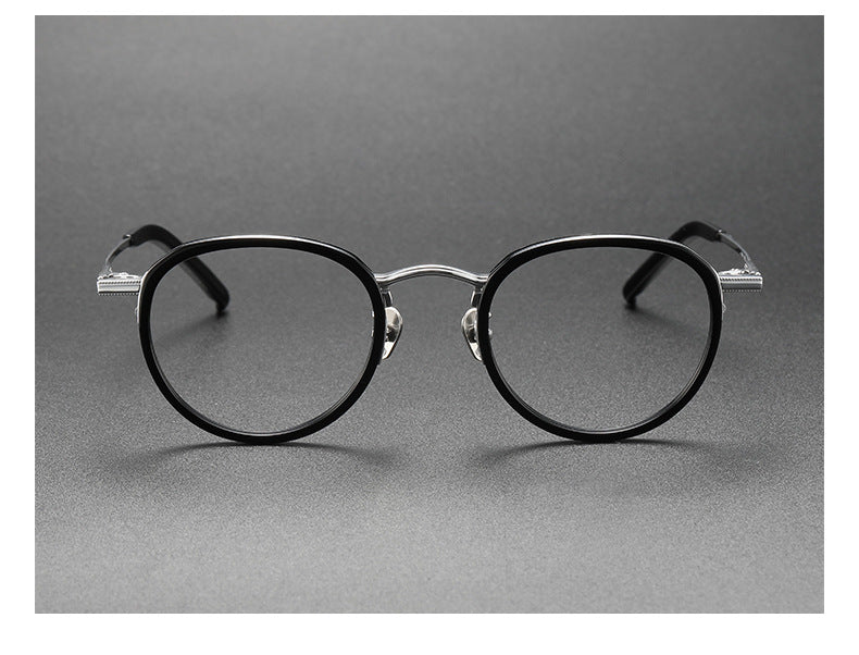 Mixed-Color Pure Titanium Eyeglass Frames