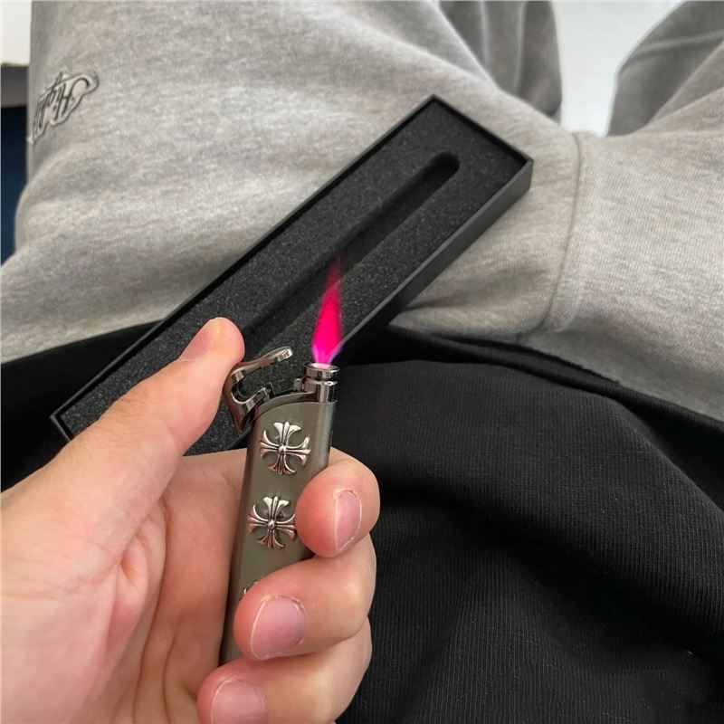 chromen harten geborstelde heavy metal aansteker