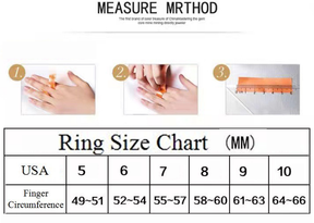 Four-section armor ring couple Roman ring