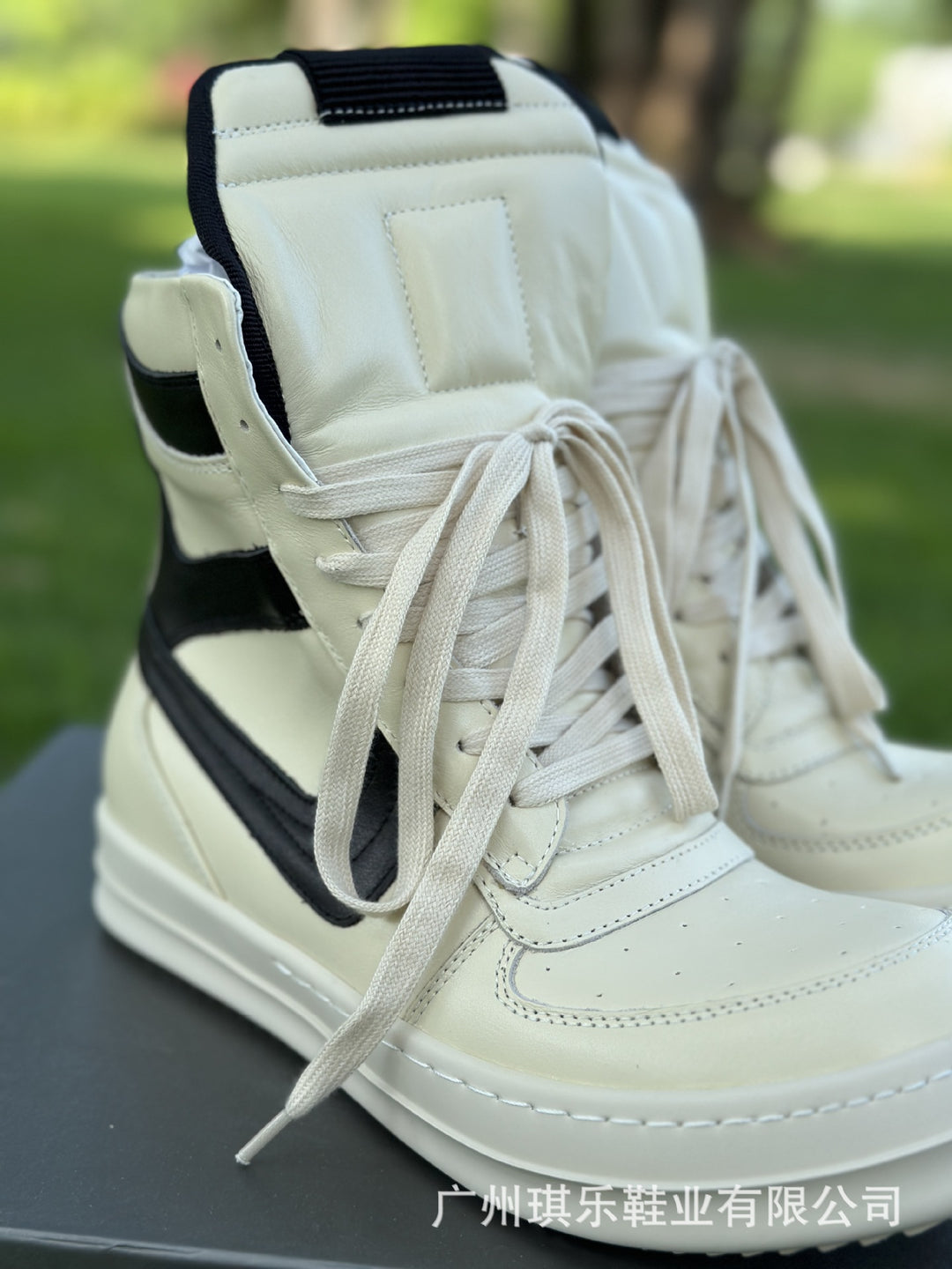 Thick-Sole, Height-Increasing, High-Top Genuine Leather Sports Boots