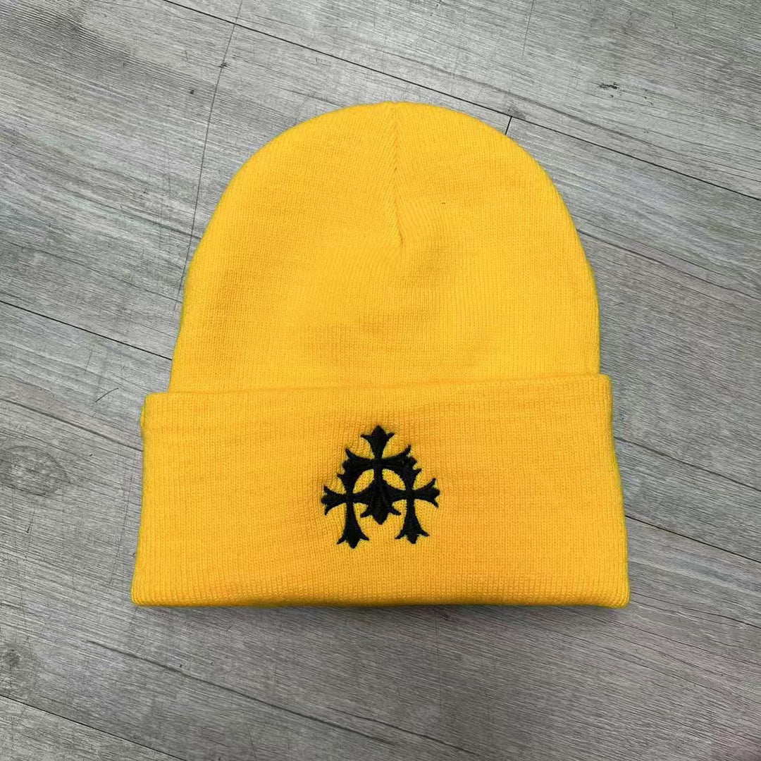 Chrome Hearts embroidered knitted hat