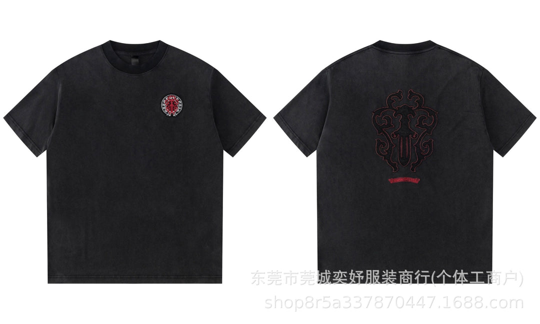 Chrome Hearts Sanskrit Print Short-Sleeve T-Shirt
