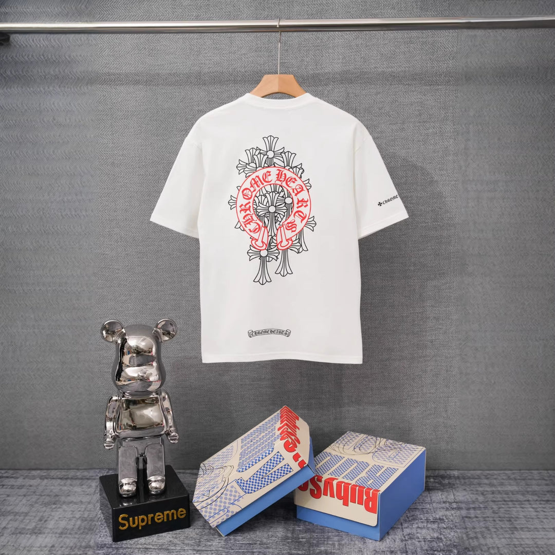 Chrome Hearts Summer Printed Short-Sleeve T-Shirt