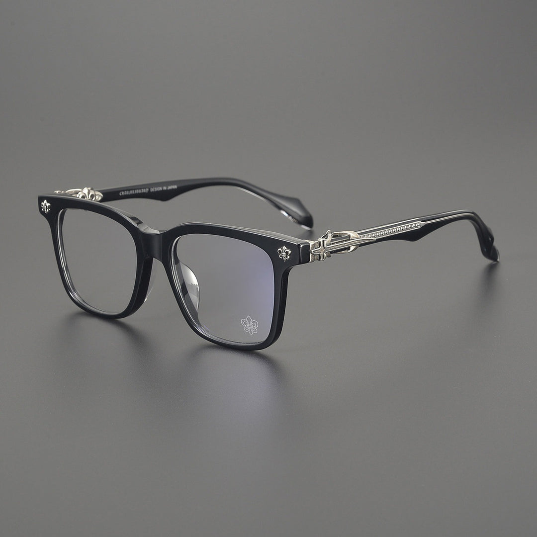 Chrome Hearts Premium Retro Oversized Square Eyeglasses